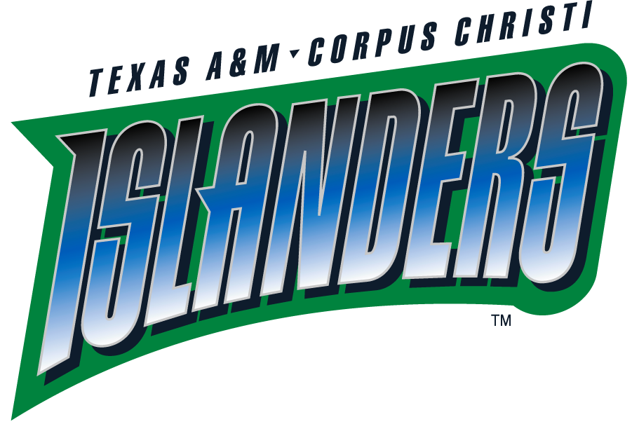 Texas A M-CC islanders 1999-2010 wordmark logo diy DTF decal sticker